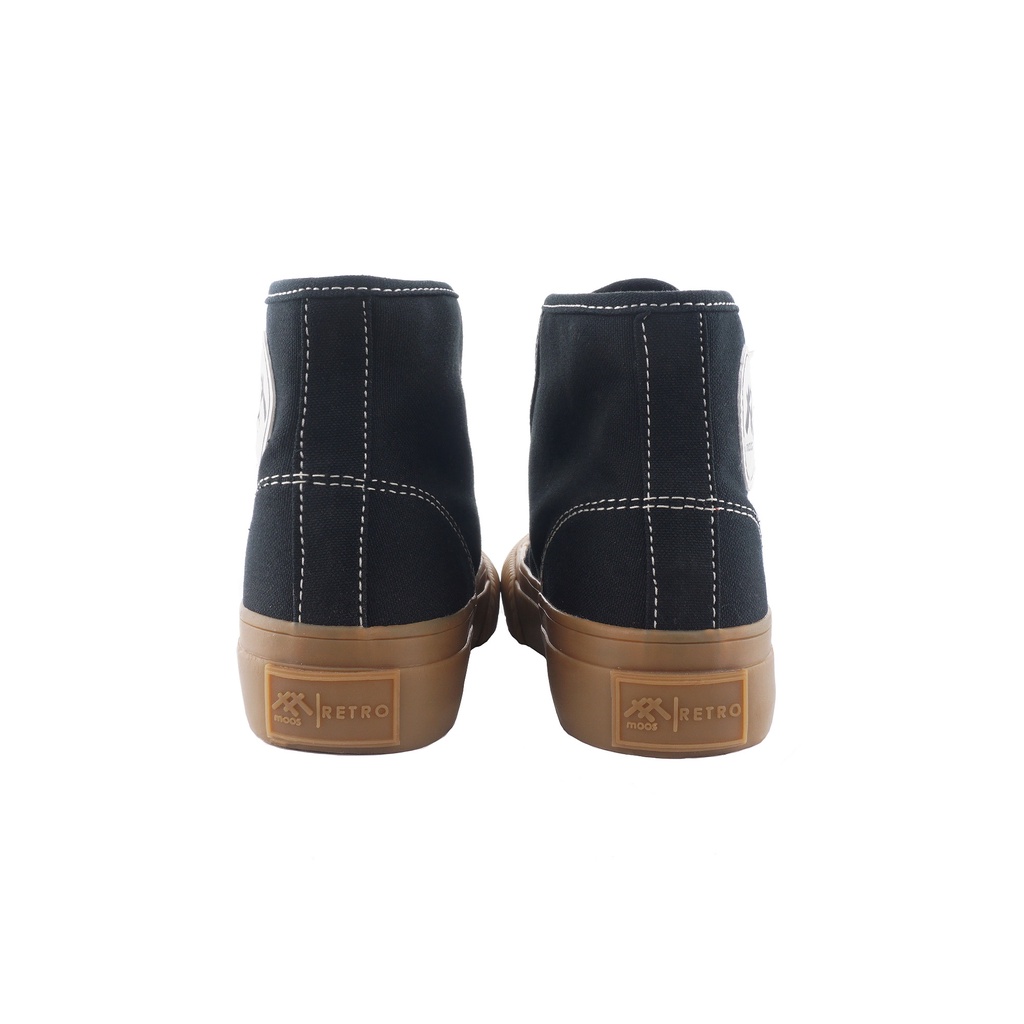 Jual Moos Footwear Hi Retro Black/Gum | Shopee Indonesia