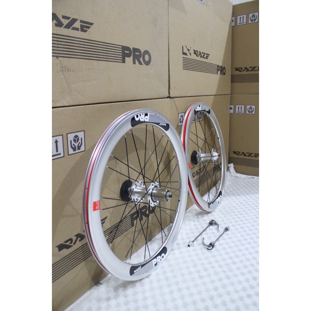 Jual Velg rims wheelset sepeda lipat raze pro 20 x 1 3/8 20+ 451 22inch ...