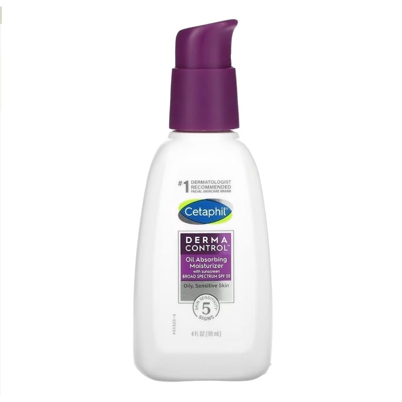 Jual CETAPHIL DERMACONTROL OIL ABSORBING MOISTURIZER WITH SPF 30 118 ML ...