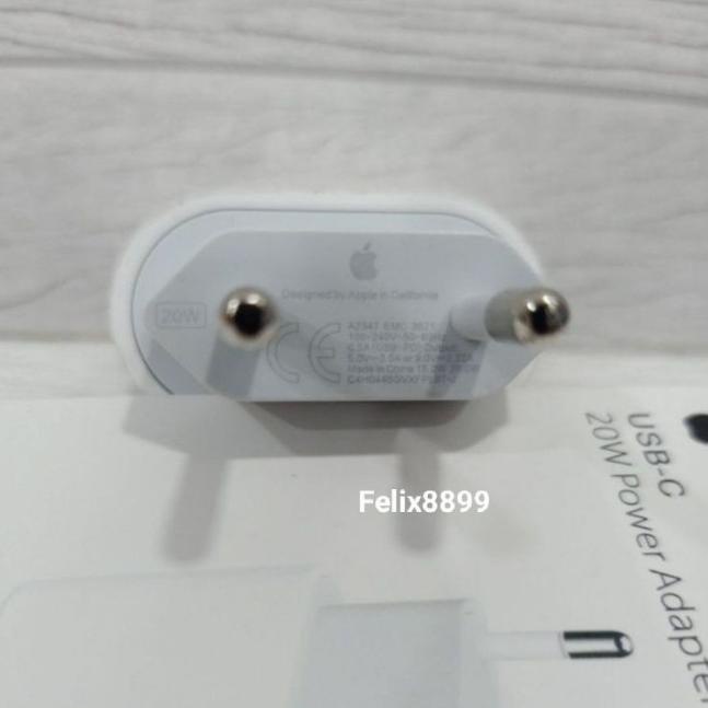 Jual ADAPTOR CHARGER IPHONE 12 12 PRO MAX ORIGINAL FAST CHARGING 20W