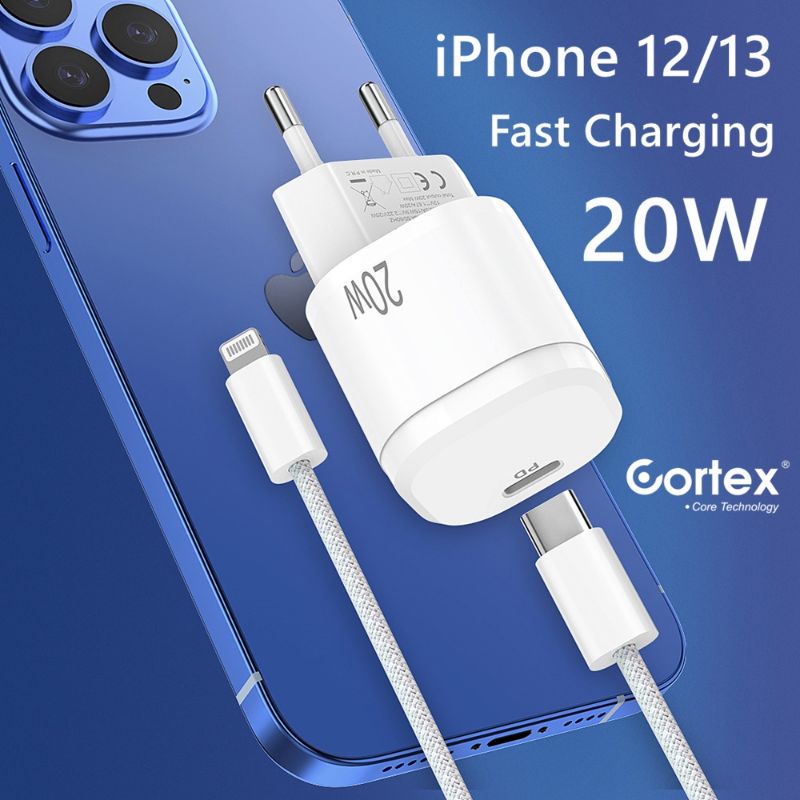 Jual Cortex Power Adapter 20W Q-Mini2.0 Kepala Charger Quick Fast ...