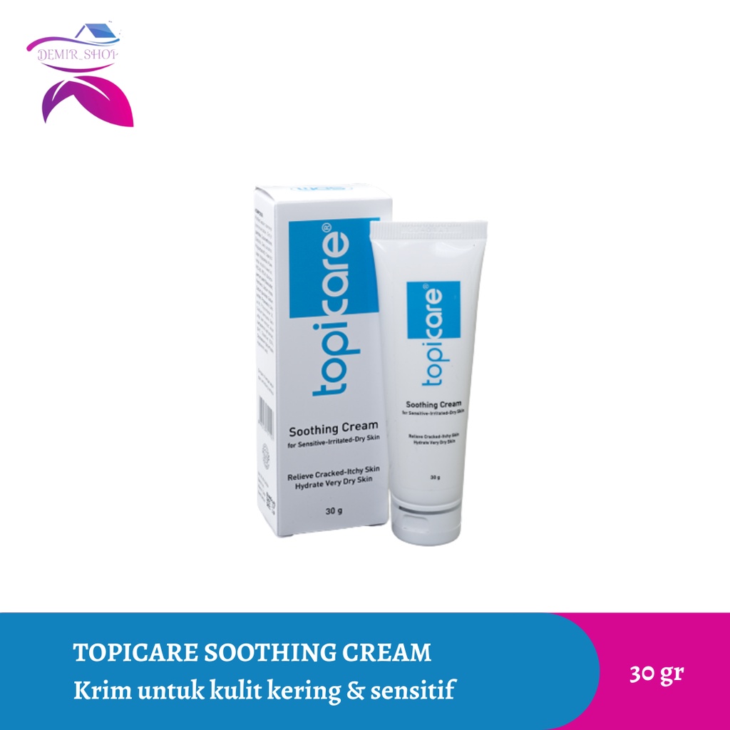 Jual Topicare Soothing Cream 30gr / Krim Kulit Kering Iritasi BPOM Aman ...