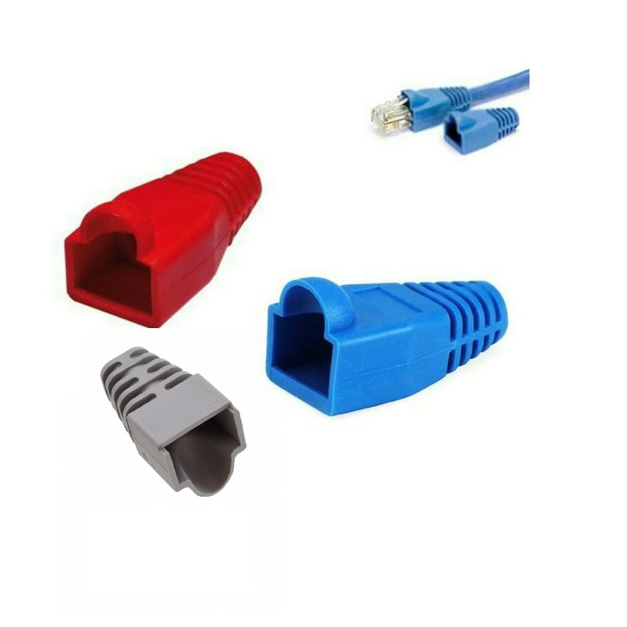 Jual Plug boot RJ45 Red Blue Grey | Shopee Indonesia