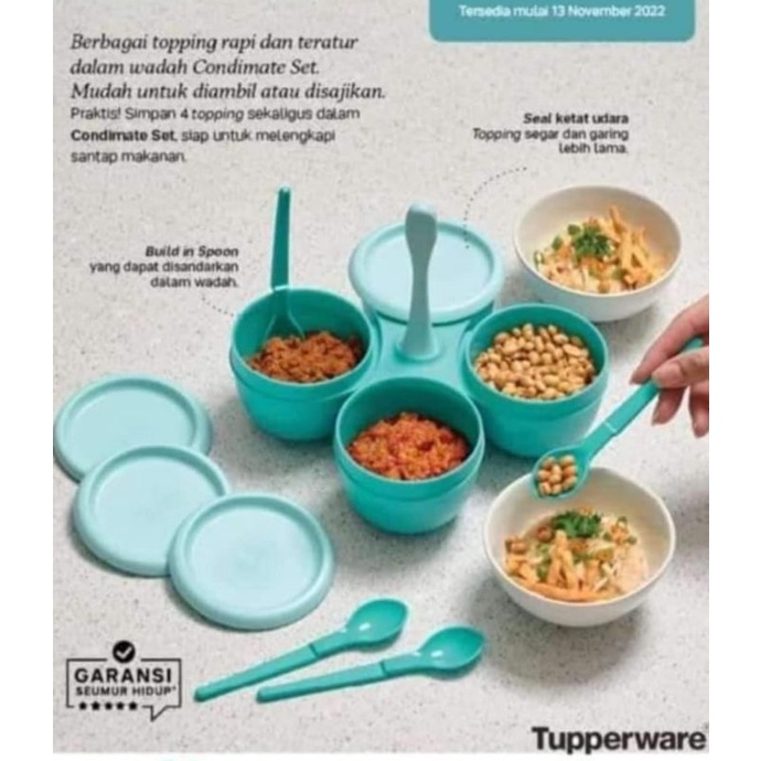 Jual condimate set tupperware | Shopee Indonesia