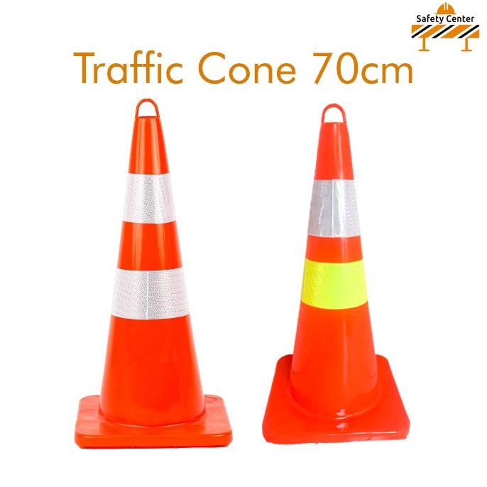 Jual Safety Traffic Cone 70 Cm / Kerucut Lalu Lintas 70 Cm | Shopee ...