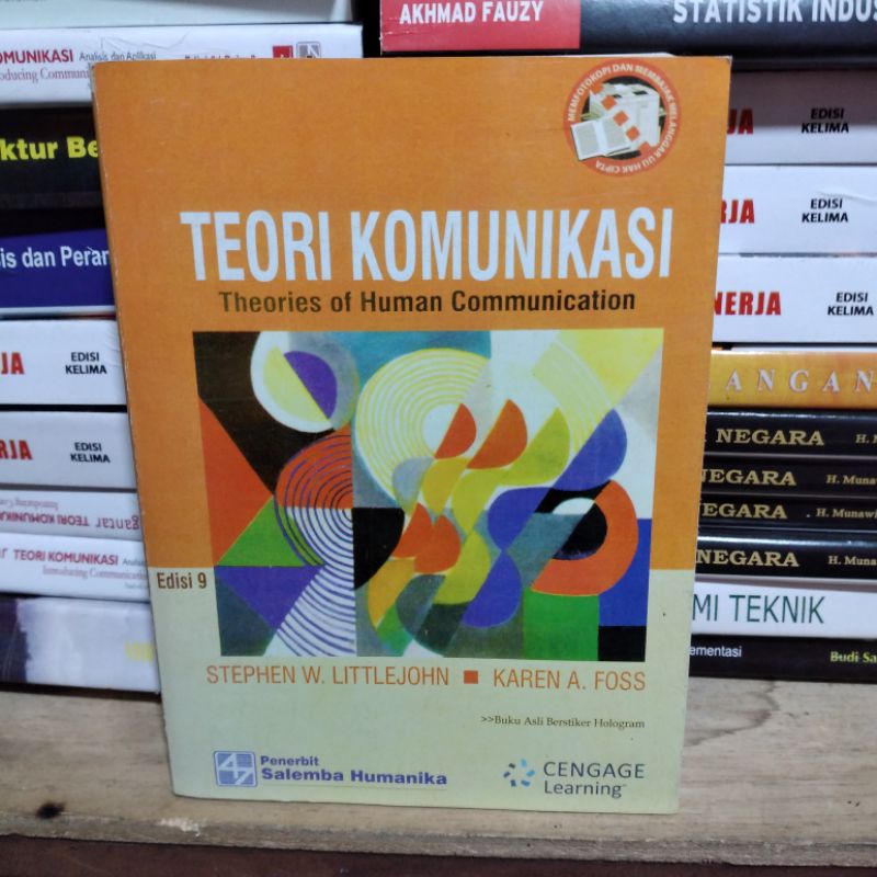 Jual Teori Komunikasi Edisi 9 By Stephen Littlejohn | Shopee Indonesia