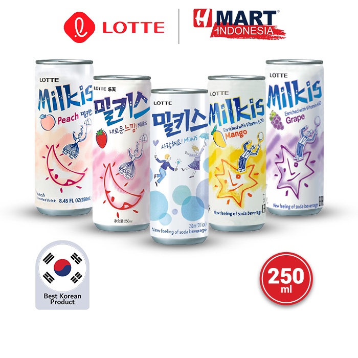 Jual Lotte Milkis Soda 250ml | Shopee Indonesia