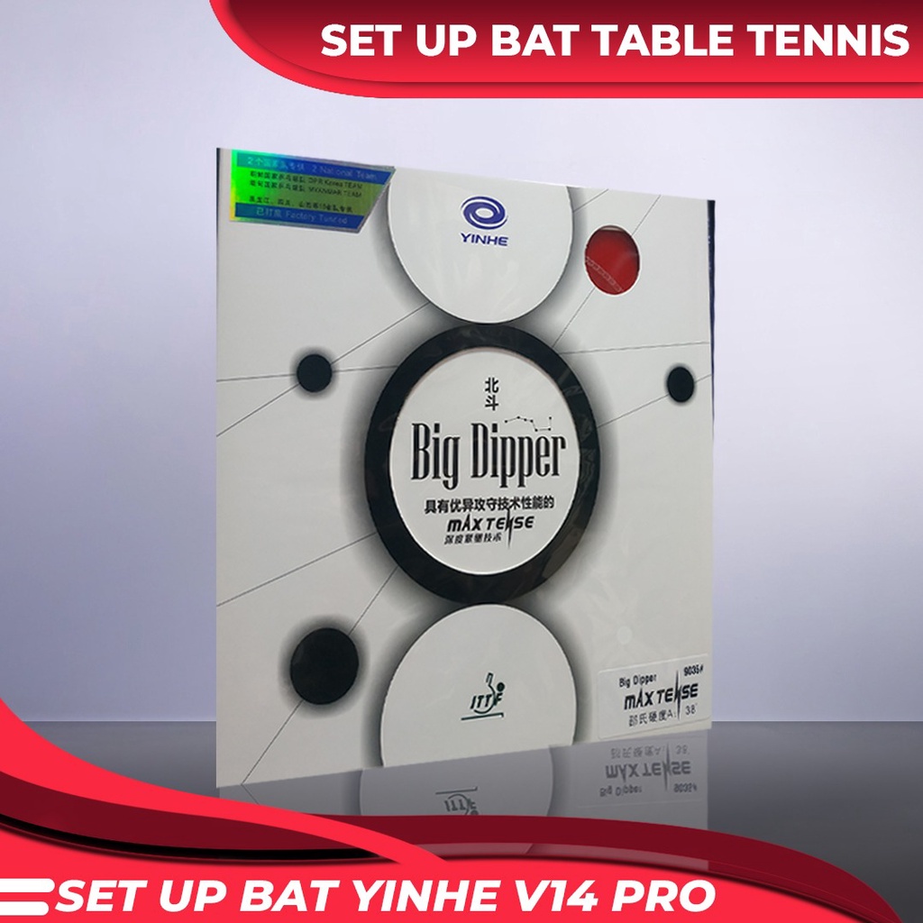 Jual Setup Tenis Meja Pingpong Yinhe V14 Pro ALC Big Dipper Apollo 5 ...