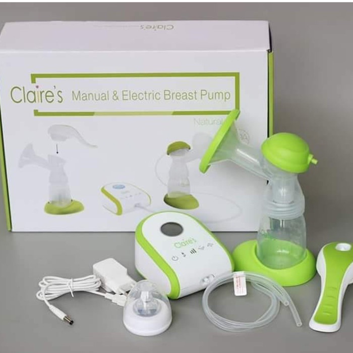 Jual Claire's Manual Electric Breast Pump 2in1 A27 Pompa ASI Shopee