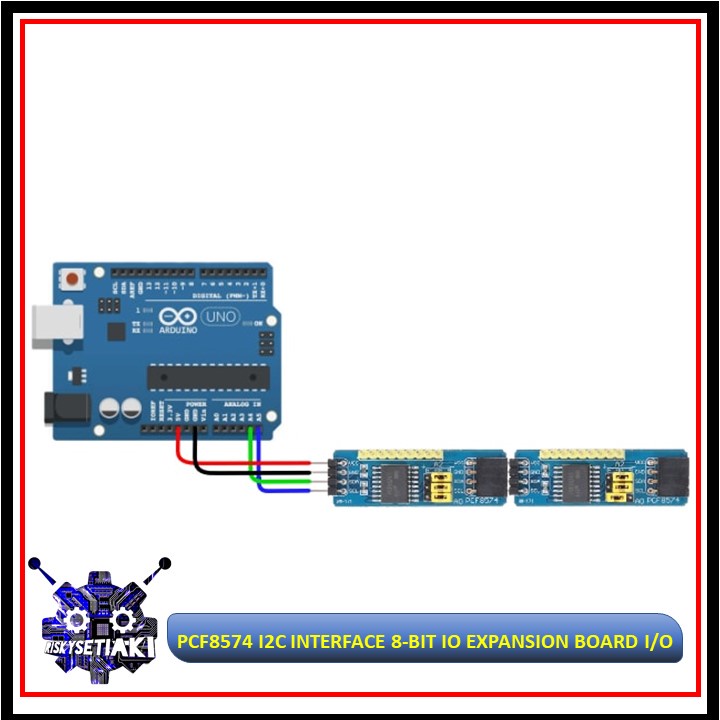 Jual PCF8574 I2C INTERFACE 8-BIT IO EXPANSION BOARD I/O EXPANDER KEYPAD ...