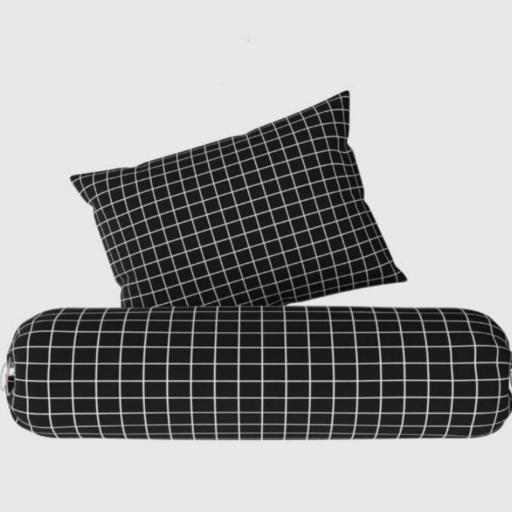 Jual Sarung Bantal Dan Guling 1 Set Motif bunga Dan Karakter | Shopee ...