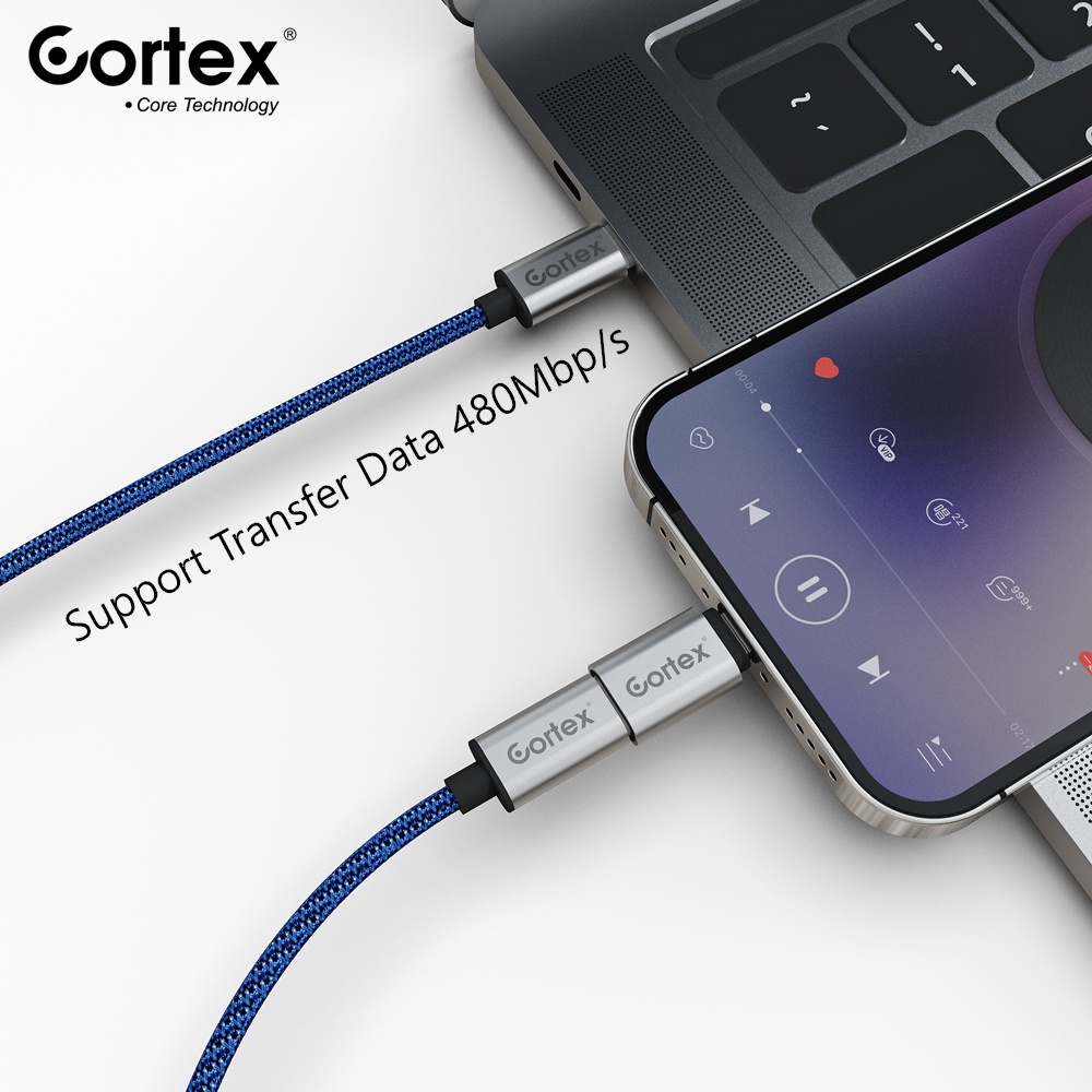 Jual Cortex Power - MH302 Converter Lightning To Type C / USB C Charger ...