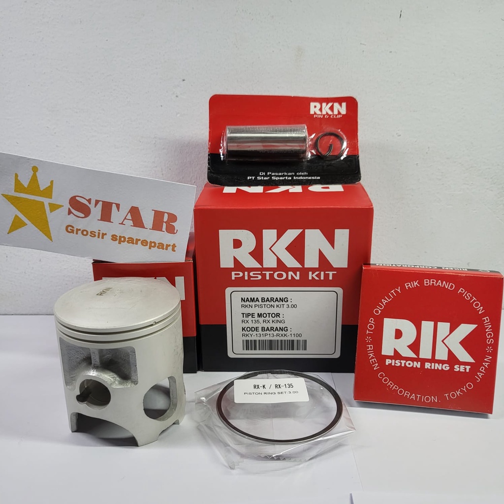 Jual PISTON KIT RXK 3KA RX KING RIK RKN RIKEN | Shopee Indonesia