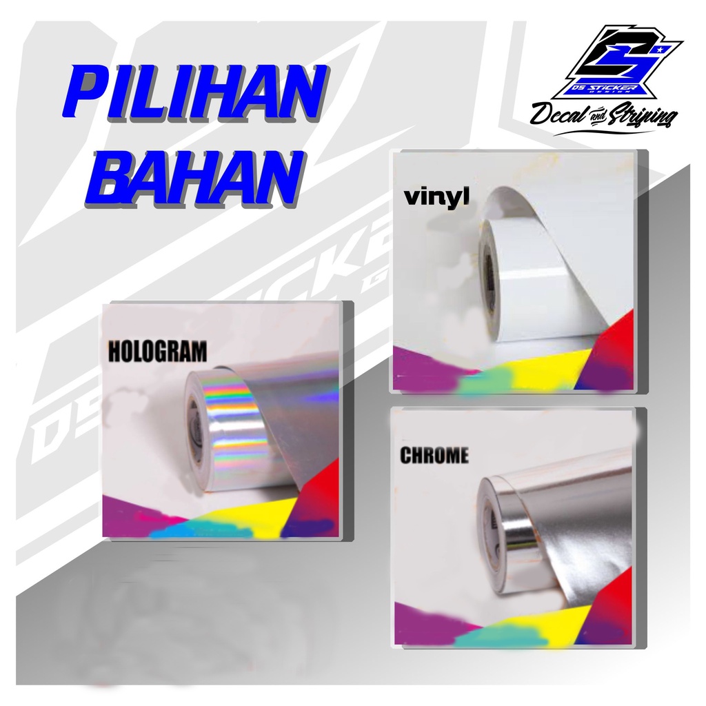 Jual 2333 Sticker Striping Motor HONDA BLADE 110 LAMA Motif Road Race ...