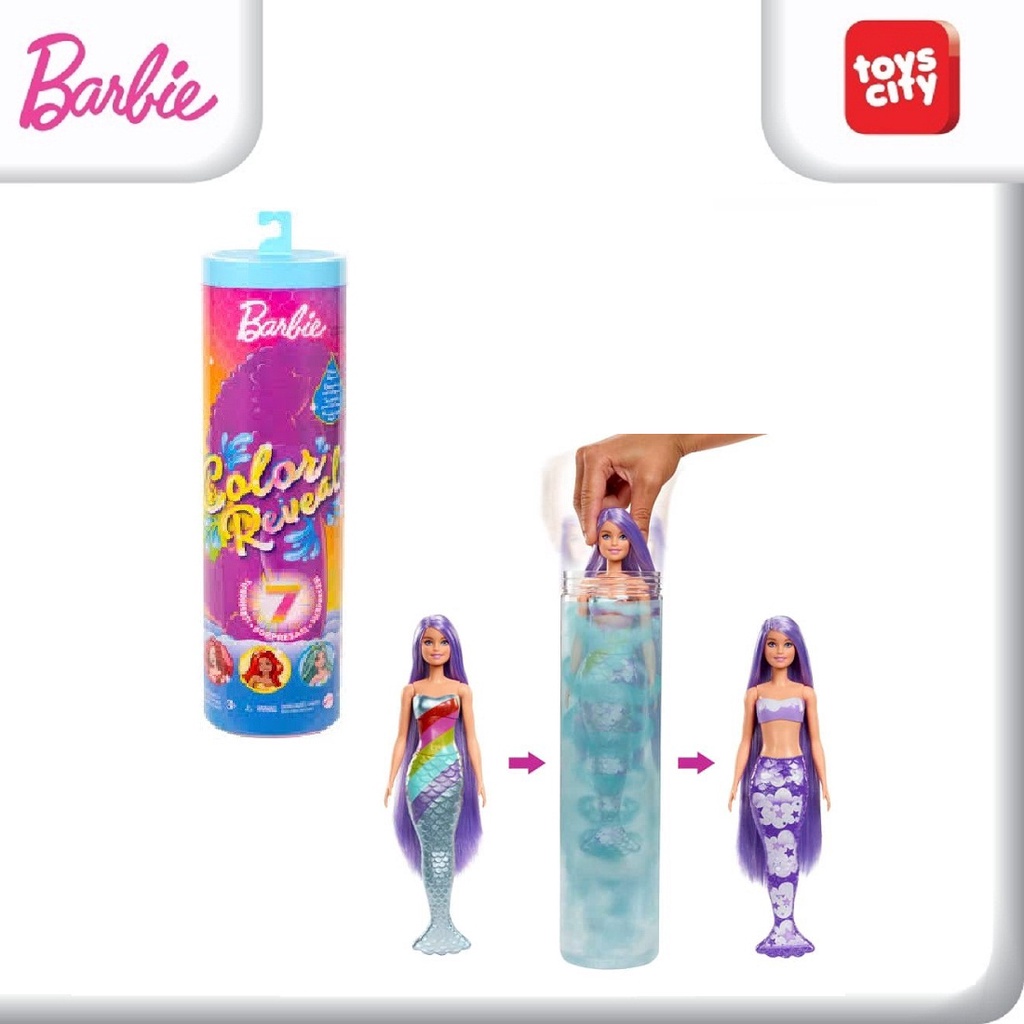 Jual Barbie 7 Surprise Color Reveal Mermaid series 2 dolls Shopee