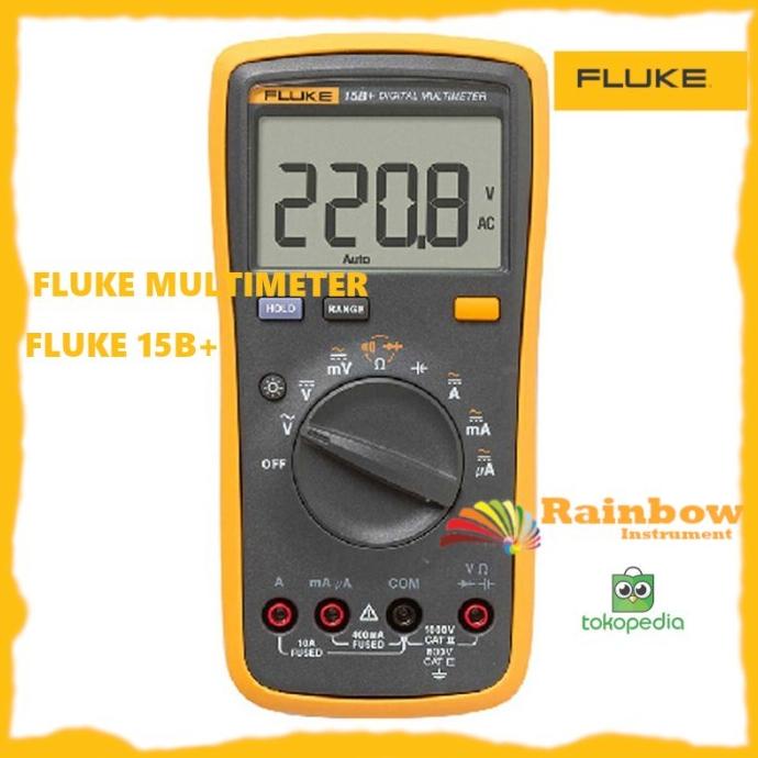 Jual Digital Multitester Fluke 15B + Multimeter Fluke 15 B + Original ...