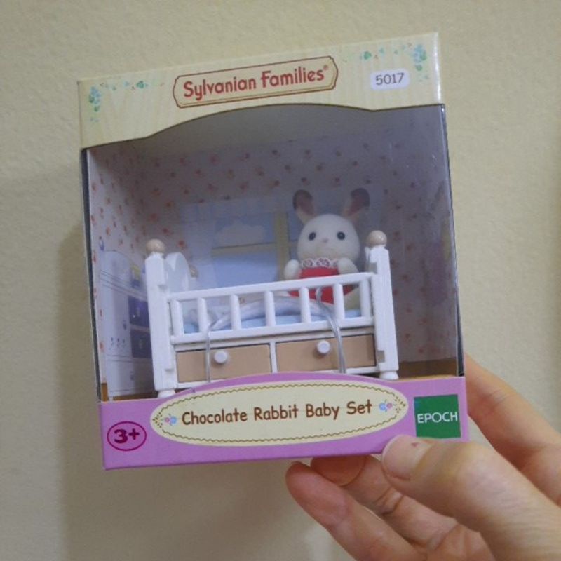 Jual sylvanian chocolate rabbit baby set | Shopee Indonesia