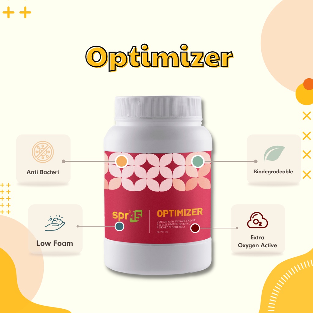 Jual Detergen Laundry SPR45 Deterjen Bubuk Enzym Optimizer High Quality ...