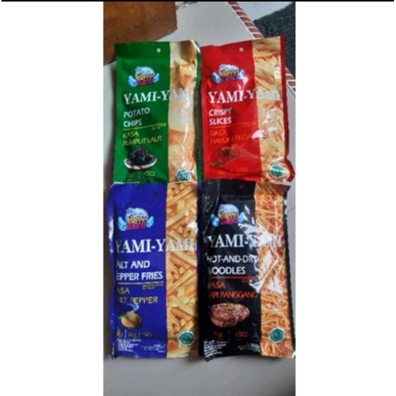 Jual YAMI YAMI SNACK HAPPY ISLAND 35 GR ALL VARIAN Shopee Indonesia