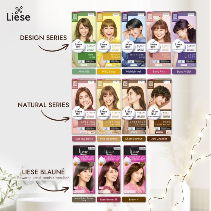 Jual Liese Bubble Hair Color Foam Cat Rambut Permanent Shopee Indonesia