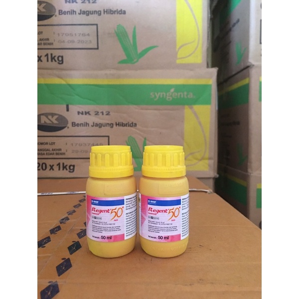 Jual Regent 50sc 50ml merah insektisida dicampur dengan benih ampuh ...
