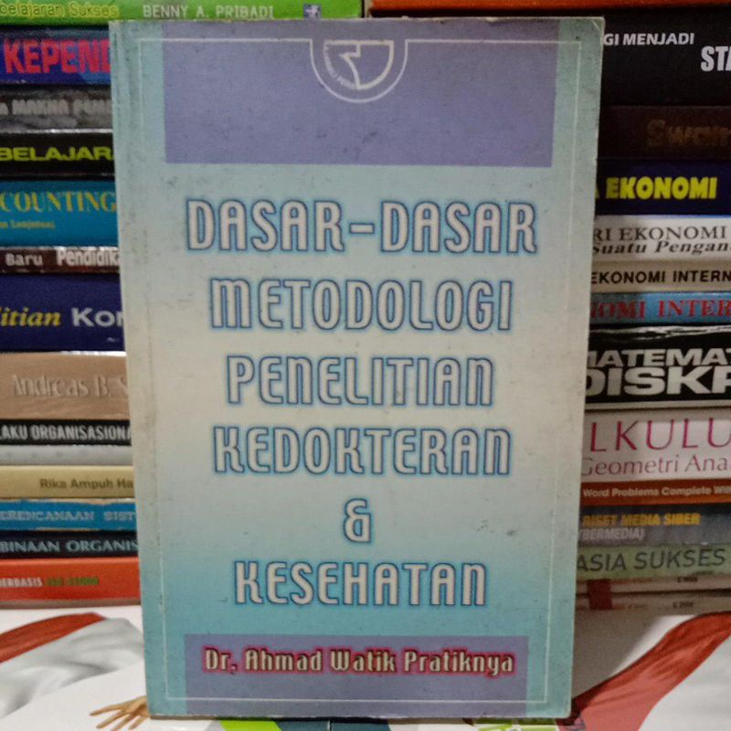 Jual Buku Original DASAR - DASAR METODOLOGI PENELITIAN KEDOKTERAN ...