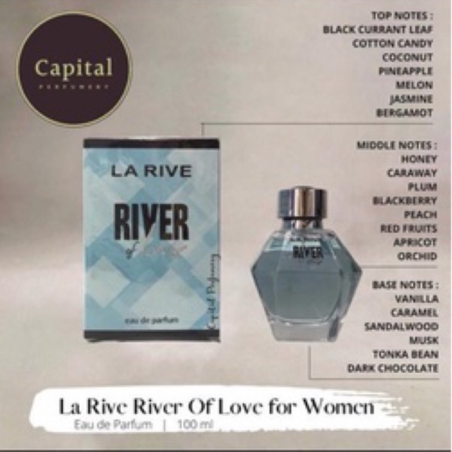 Jual La Rive River Of Love For Women Edp 100 ml | Shopee Indonesia
