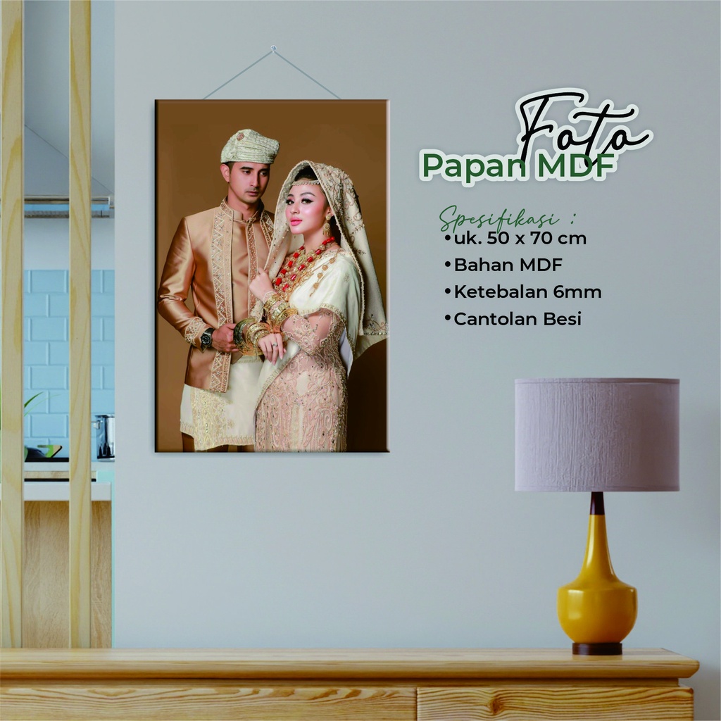 Jual Cetak Foto Mdf X Cm Wedding Sign Cetak Foto Keluarga Media Mdf Walldecor Shopee