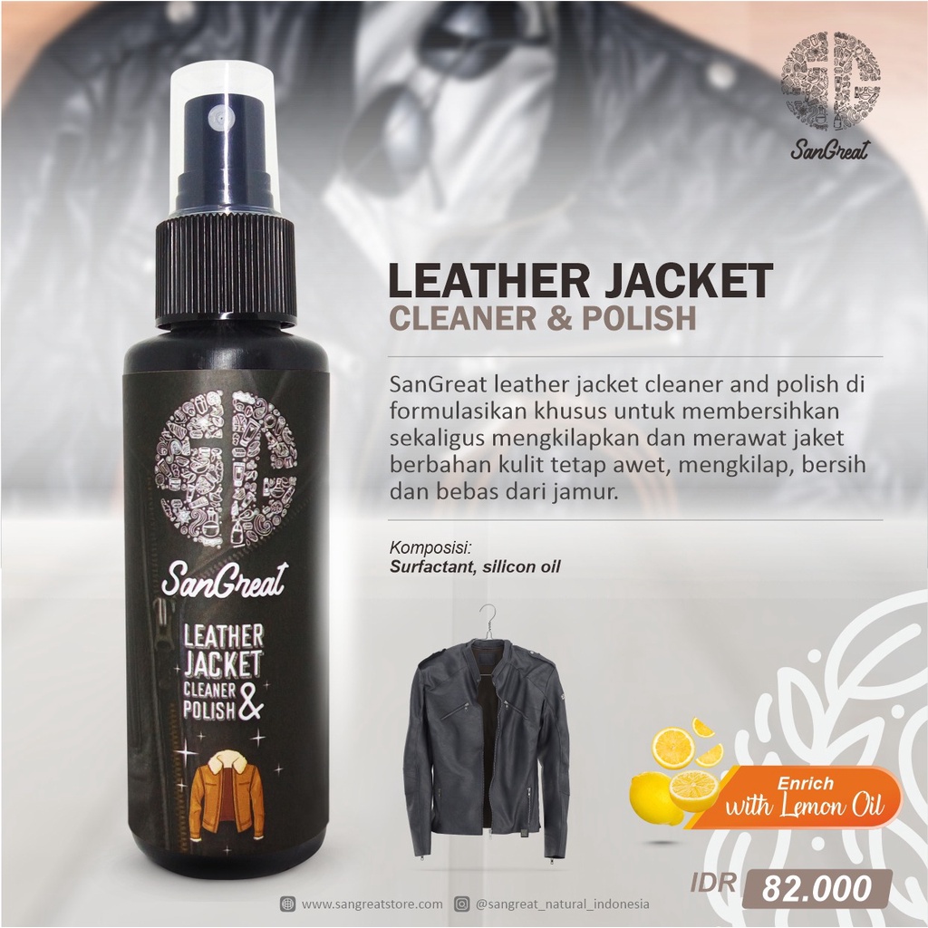 Jual Leather Jacket Cleaner and Polish Pembersih, Perawat dan