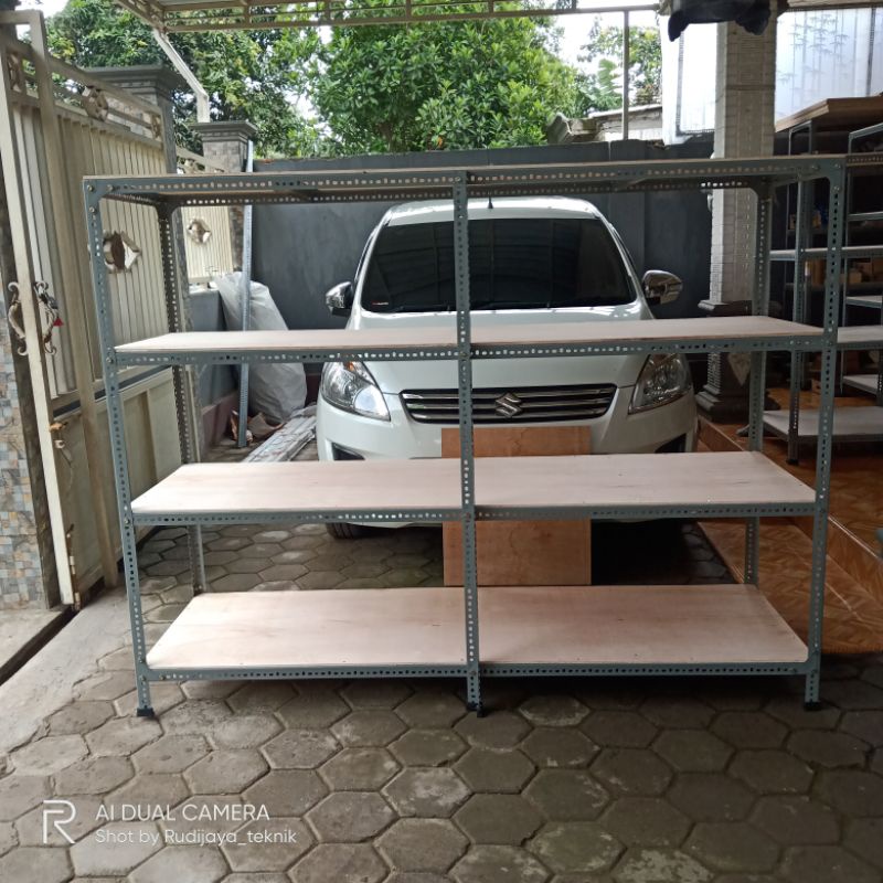 Jual RAK SIKU LUBANG (200x150x60) 4 SAP KAKI 6 | Shopee Indonesia