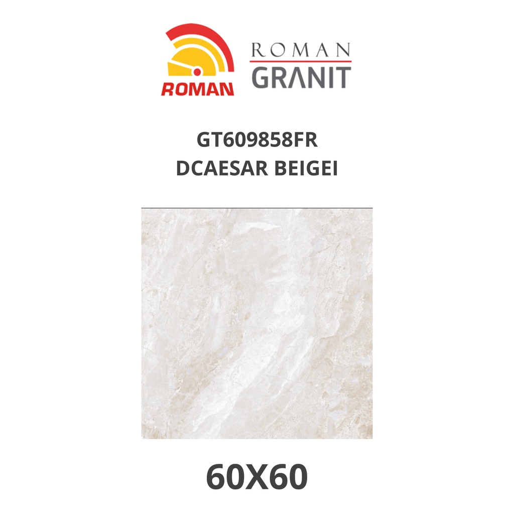 Jual ROMANGRANIT DCAESAR BEIGE 60X60 GT609858FR (ROMAN GRANIT) | Shopee ...