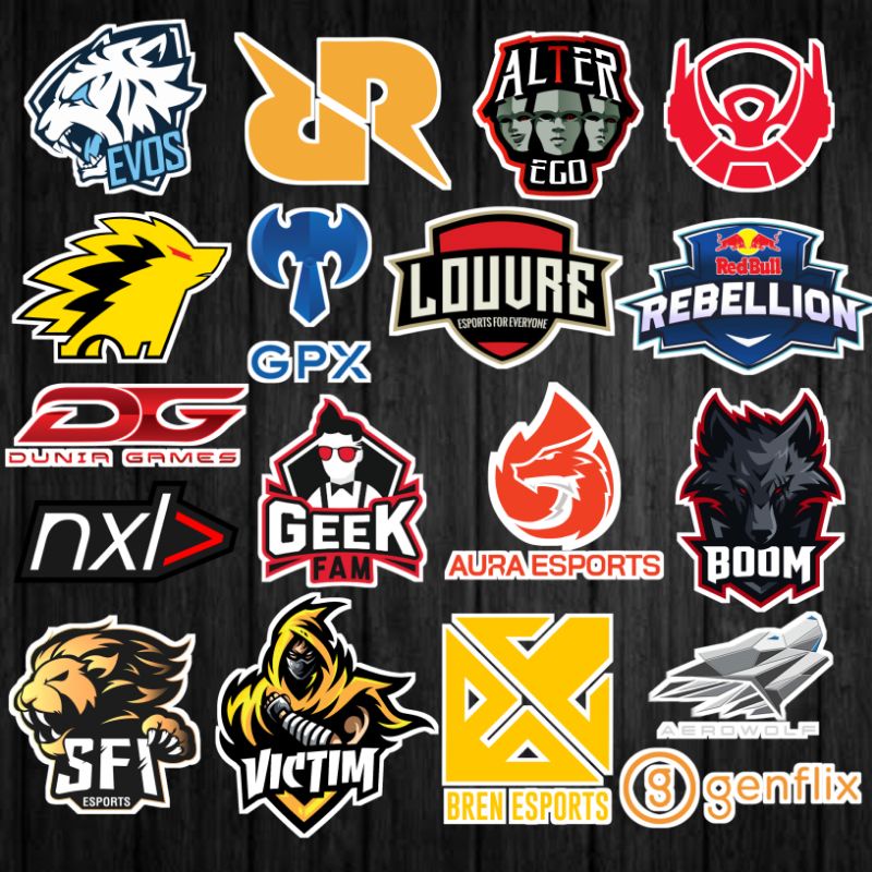 Jual Stiker Logo Mobile legends | Stiker Esports | Stiker Esports MLBB ...
