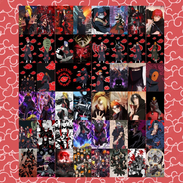 Jual Poster Dinding Aesthetic Akatsuki Dekorasi Kamar Minimalis Hiasan ...