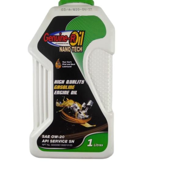 Jual Oli Mesin Daihatsu Astra Genuine R Oil NANO TECH SAE 0W-20 API SN ...