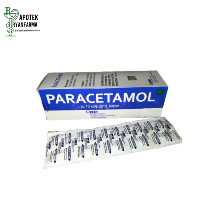 Jual Paracetamol Parasetamol Mef 500mg Obat Turun Panas Meriang Panas