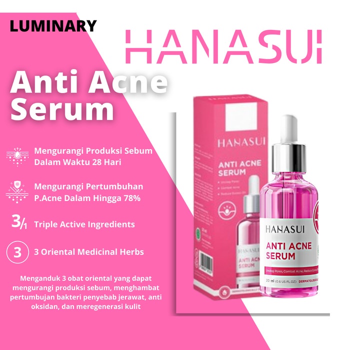 Jual HANASUI Face Serum / Power Serum | Acne/Bright/Vit C/Collagen ...