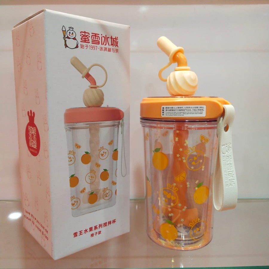 Jual Mixue Botol Minum 500ml - Tumbler Model Fruit Buah | Shopee Indonesia