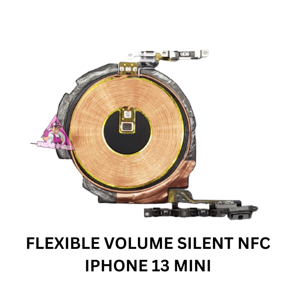 Volume Buttons Flex Cable IPhone NFC Antenna & Vibration Motor Flex Cable  Replacement For IPhone 13 / 13 Mini / 13 Pro / Pro Max IPhone 13 Mini  Visible