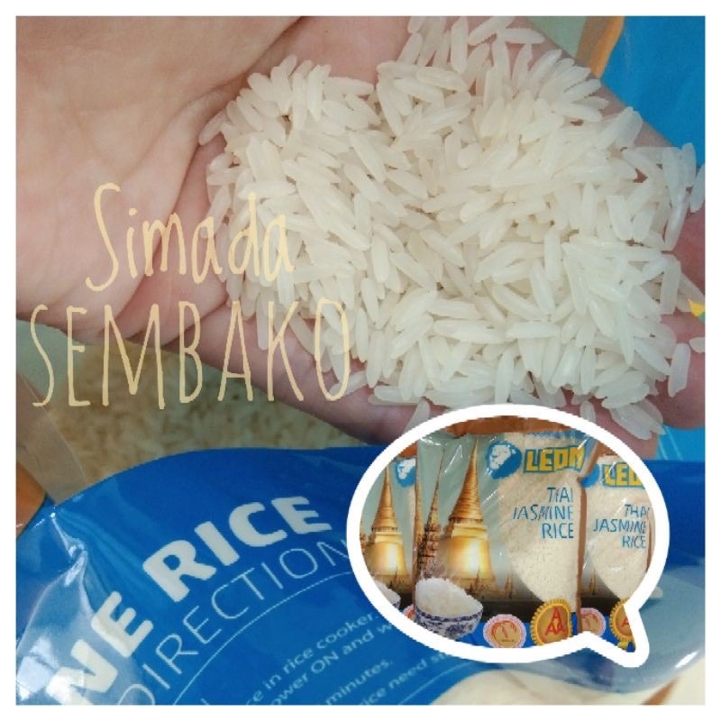 Jual BERAS THAILAND JASMINE RICE LEON | Shopee Indonesia