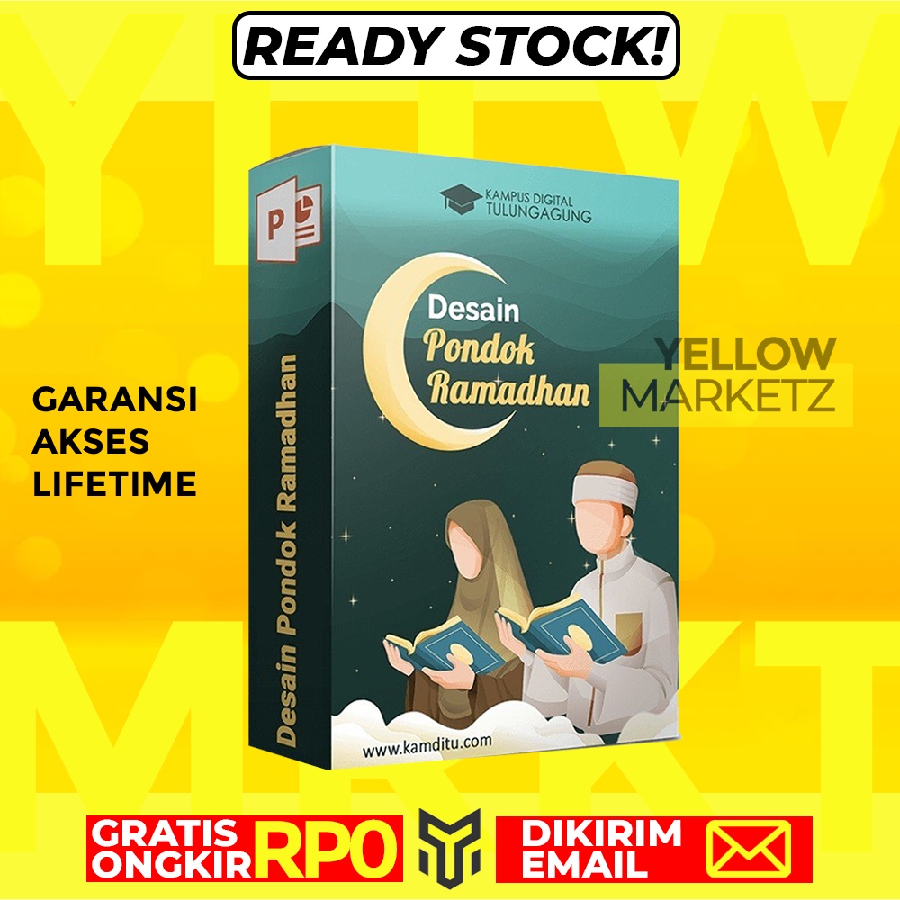 Jual 220+ PONDOK RAMADHAN DESIGN TEMPLATE - PPT Format Desain Konten