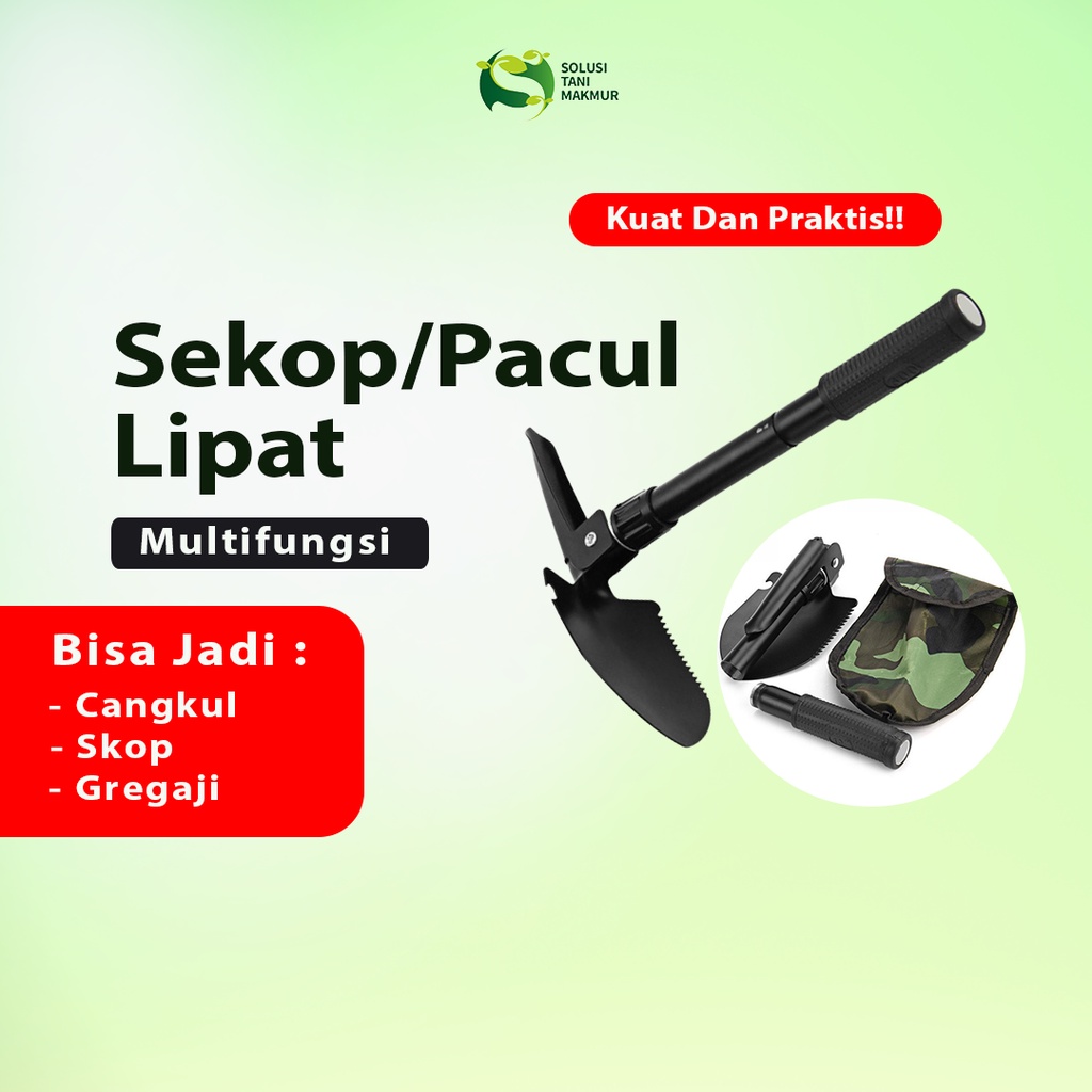 Jual Biosoltamaxofficial - Sekop Lipat Cangkul / Pacul Gregaji Militer ...