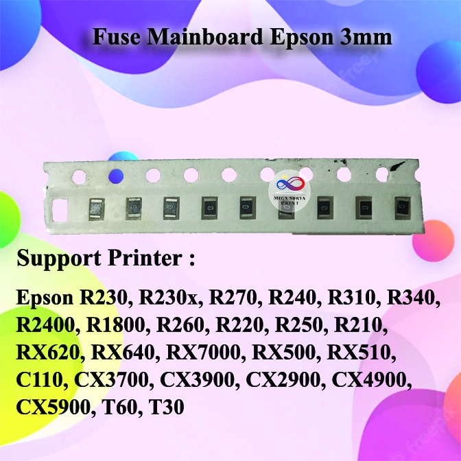 Jual Fuse Mainboard Epson ukuran 3 mm | Shopee Indonesia