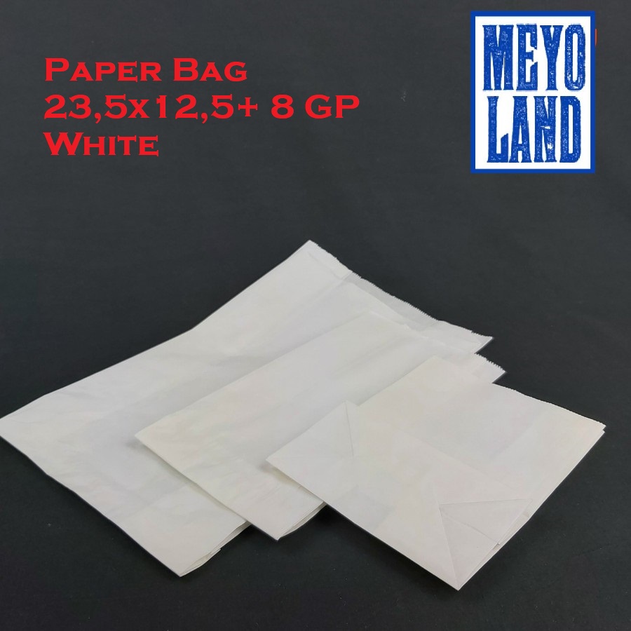 Jual Paper Bag Roti 23.5x12.5x8cm (100pcs) Fried Chicken Kentang ...