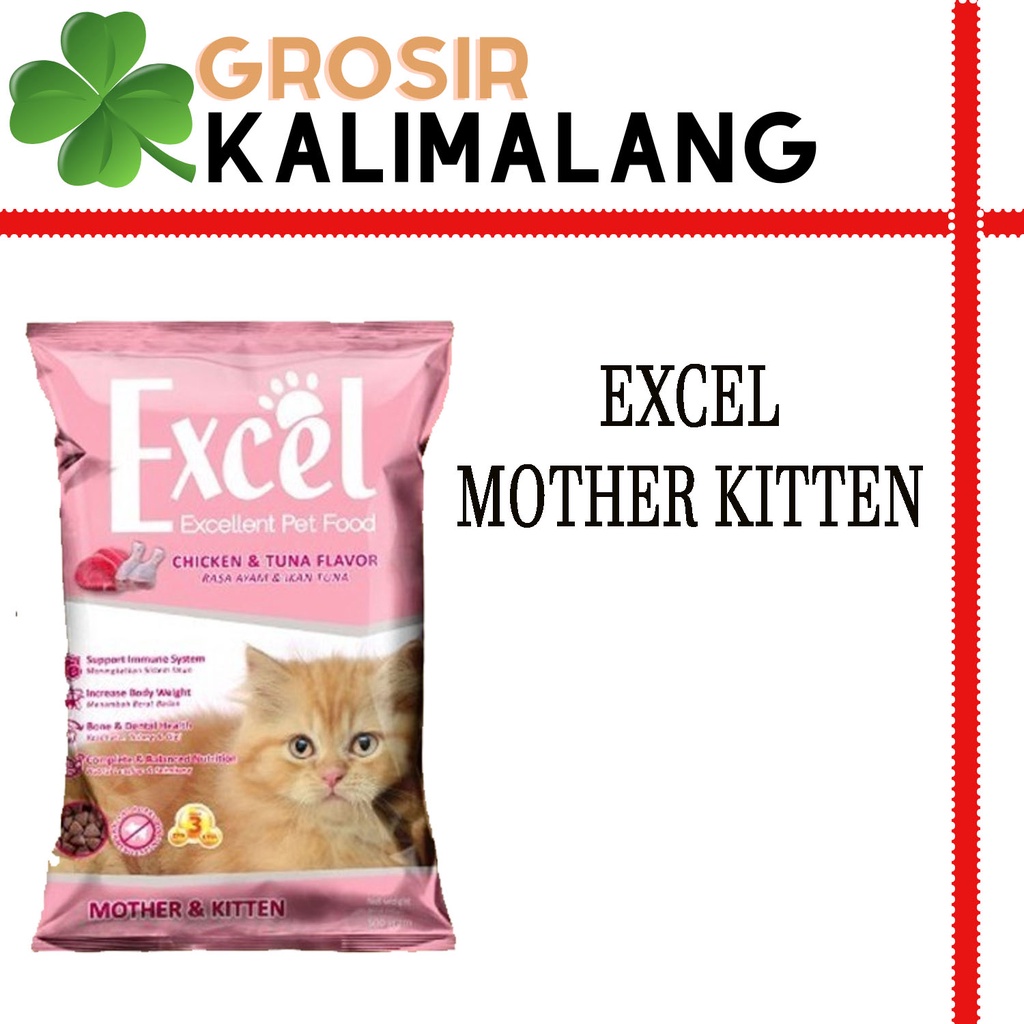 Jual Excel Kitten 500gr (Grab/Gosend) | Shopee Indonesia