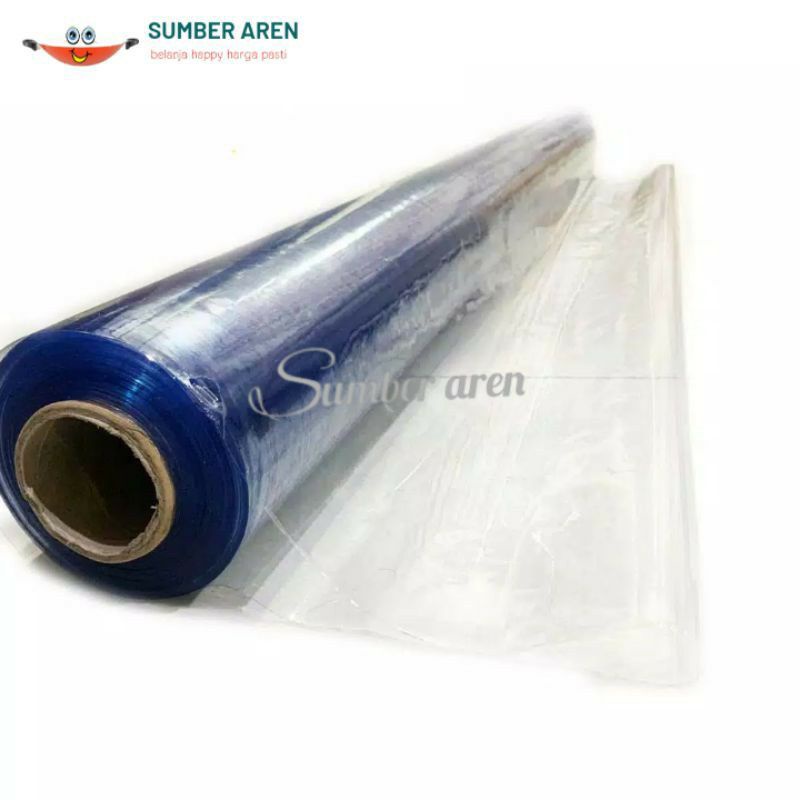 Jual 1 Roll Plastik Mika Bening Lentur Untuk Taplak Meja Plastik Mika ...