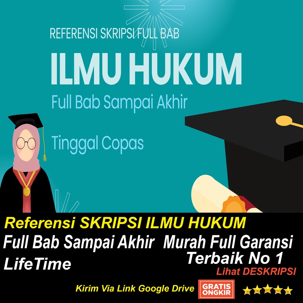 Referensi Skripsi Ilmu Hukum PLUS Link Download