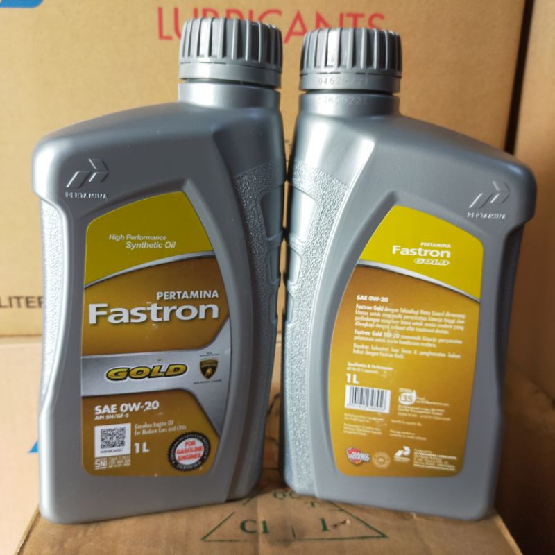 Jual Fastron Gold 0w20 SN synthetic 1liter Original | Shopee Indonesia