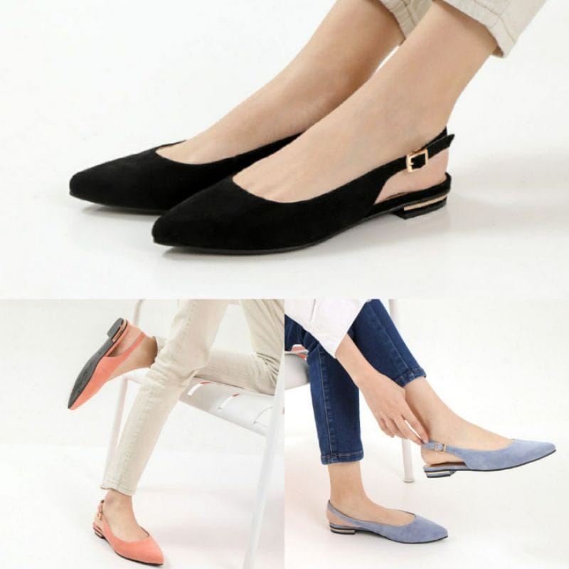 Jual Agnia Sandal Balet Sepatu Wanita Balet Flat Shoes Tali