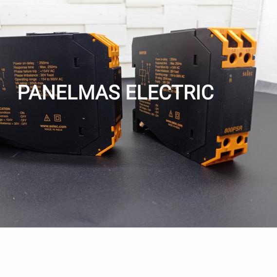Jual ANALOG PHASE SEQUENCE 800PSR SELEC RELAY KONTROL PHASE FAILURE PFR