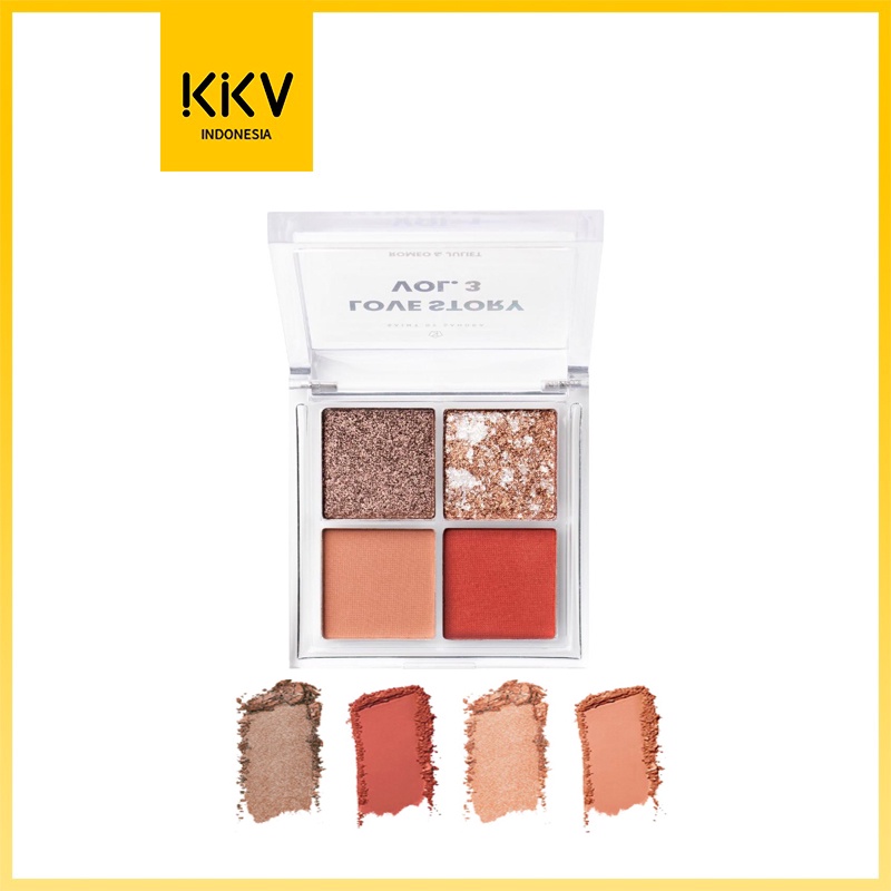 Jual KKV Saint by Sandra Quadra Eyeshadow Palette Vol. 2 Romeo